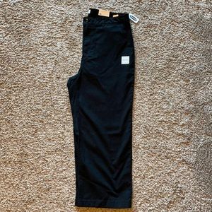 High rise wide leg pants